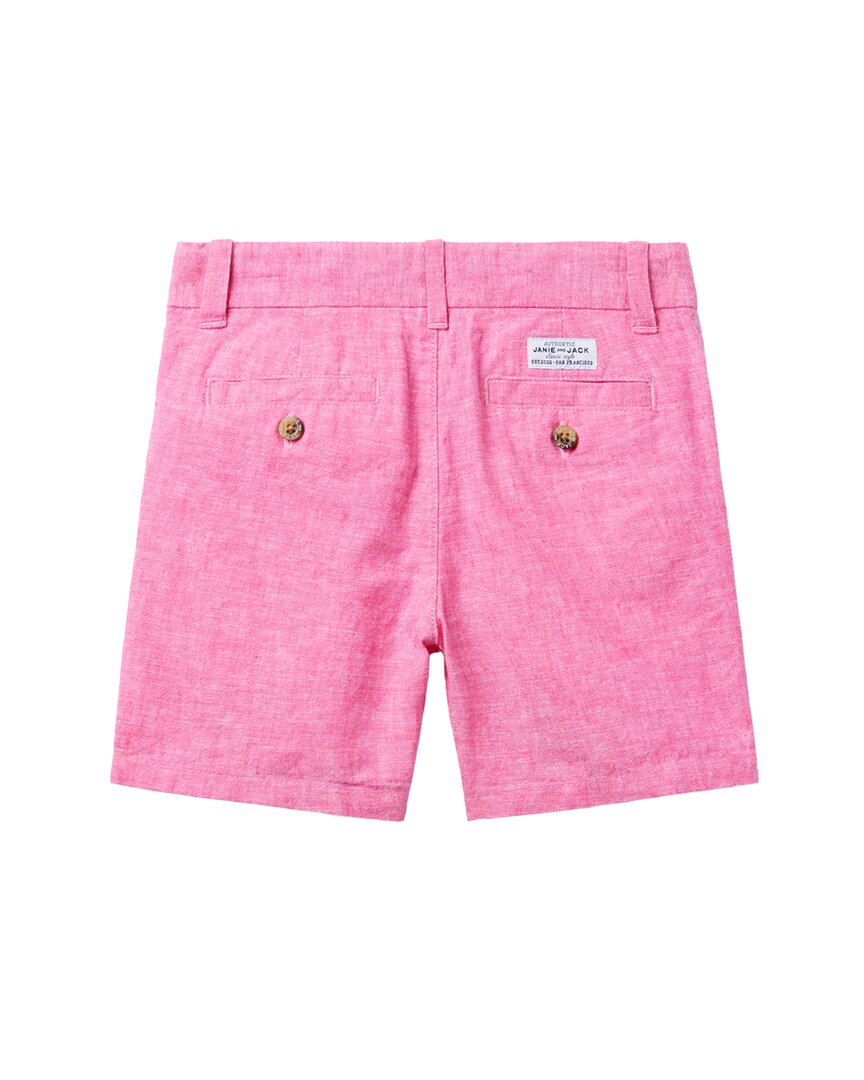 Janie And Jack Linen-Blend Short