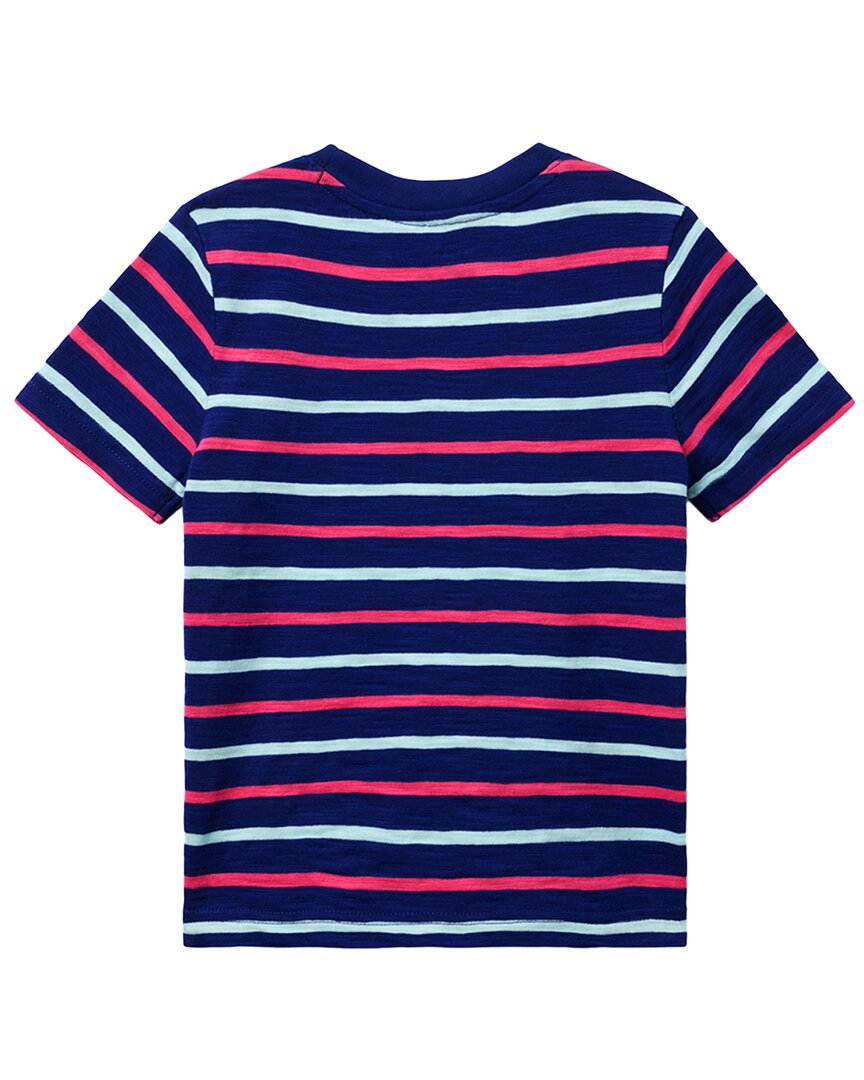 Janie And Jack Slub Stripe Pocket Tee