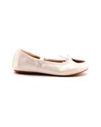 Old Soles Heart Ruffle Leather Loafer