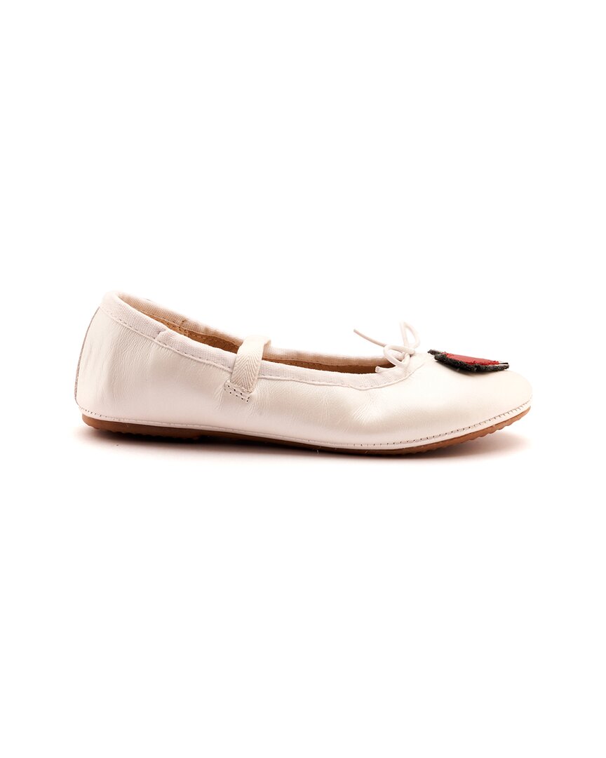 Old Soles Heart Ruffle Leather Loafer