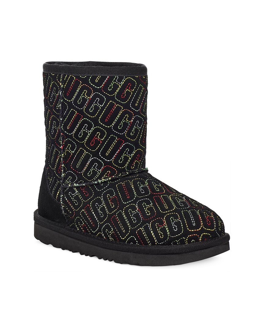 Ugg Classic Ii Graphic Stitch Suede Toddler Boot