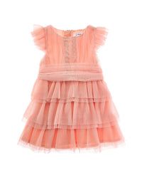 Mayoral Pleated Tulle Dress