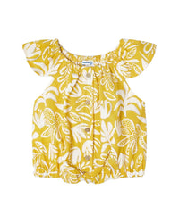 Mayoral Tropical Print Blouse