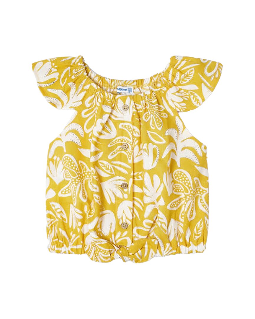 Mayoral Tropical Print Blouse