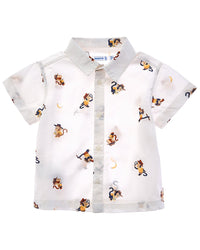 Mayoral Inspector Print Shirt