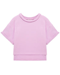 Habitual Braided Top Pink 12 (Big Girl M)