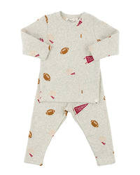 oh baby! Oh Baby! Football Print 2Pc Set