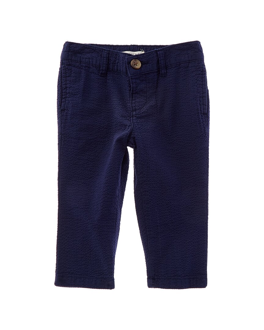 Hope & Henry Seersucker Suit Pant Blue