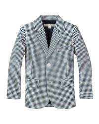 Hope & Henry Classic Seersucker Jacket 2T Blue