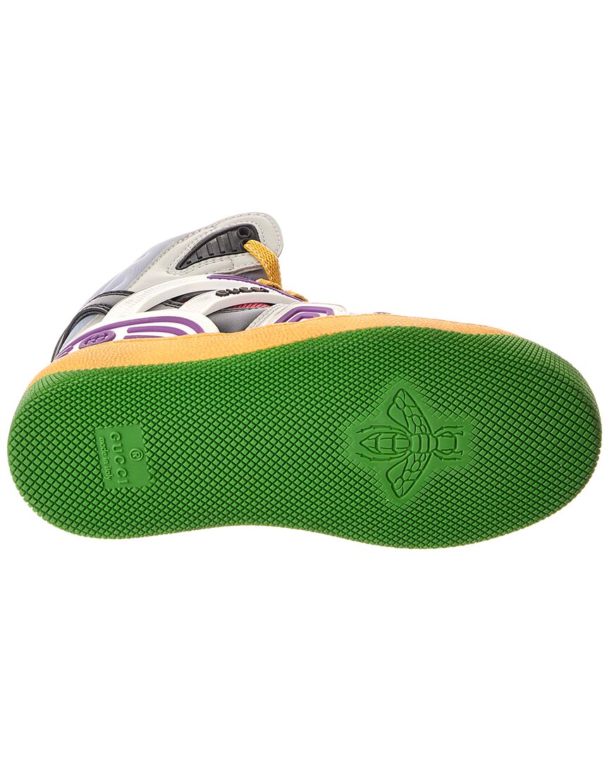 Gucci Basket Leather & Mesh Sneaker