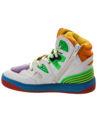 Gucci Basket Leather & Mesh Sneaker