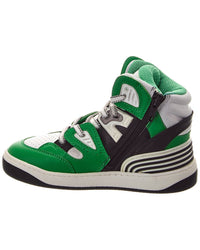 Gucci Basket Leather & Mesh Sneaker