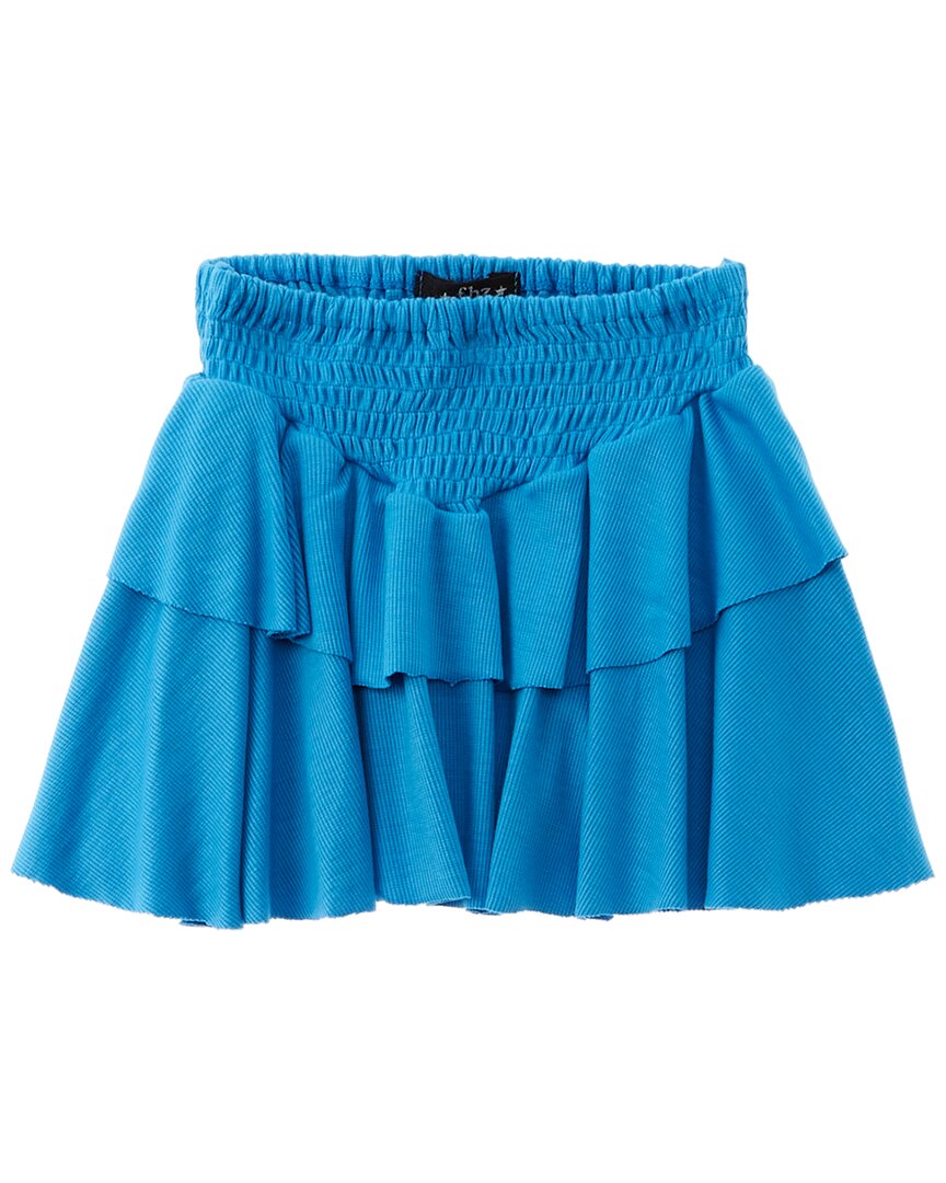 Flowers By Zoe Terry Rib 2X2 Skirt Blue