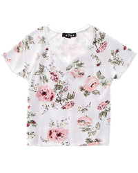 Flowers By Zoe Rib 2X2 Top White