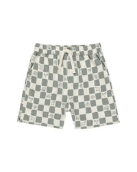Rylee + Cru Collective Perry Linen-Blend Short