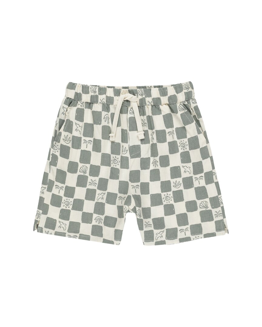 Rylee + Cru Collective Perry Linen-Blend Short