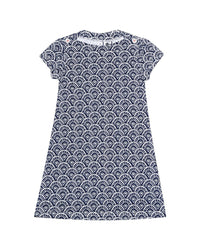 Busy Bees Georgia 2 Button Dress 2T Blue