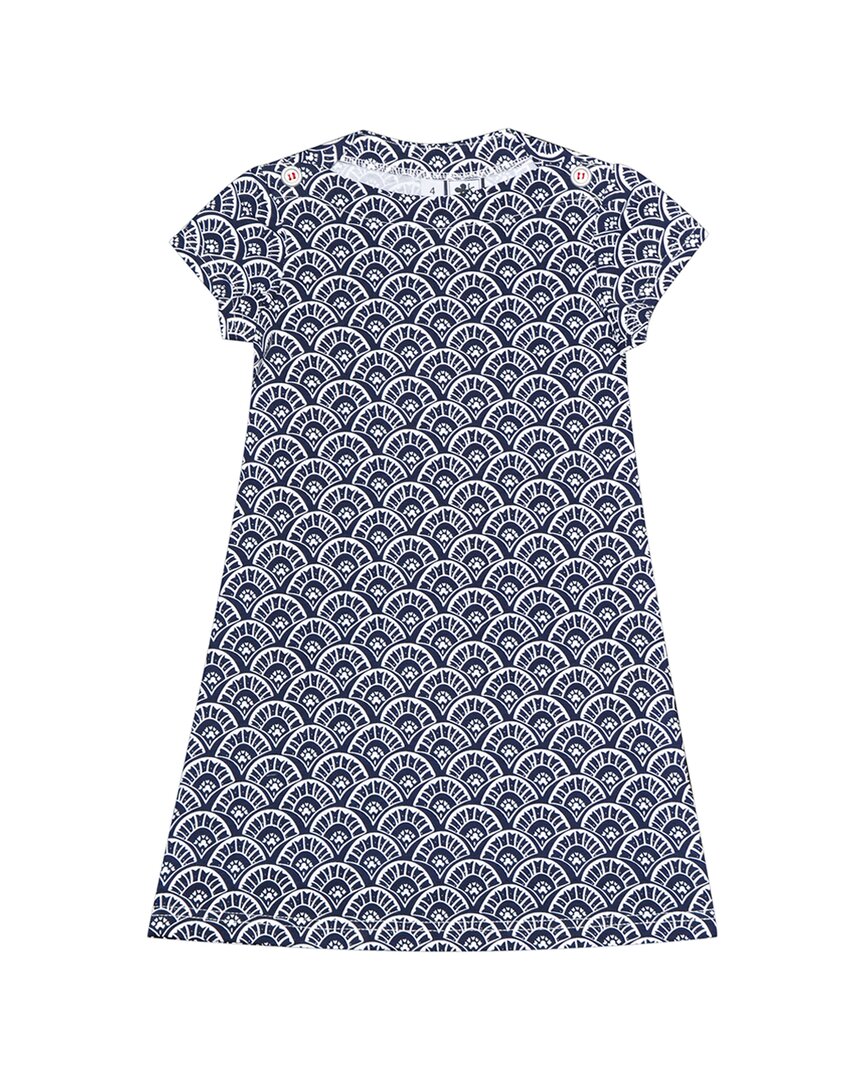 Busy Bees Georgia 2 Button Dress 2T Blue