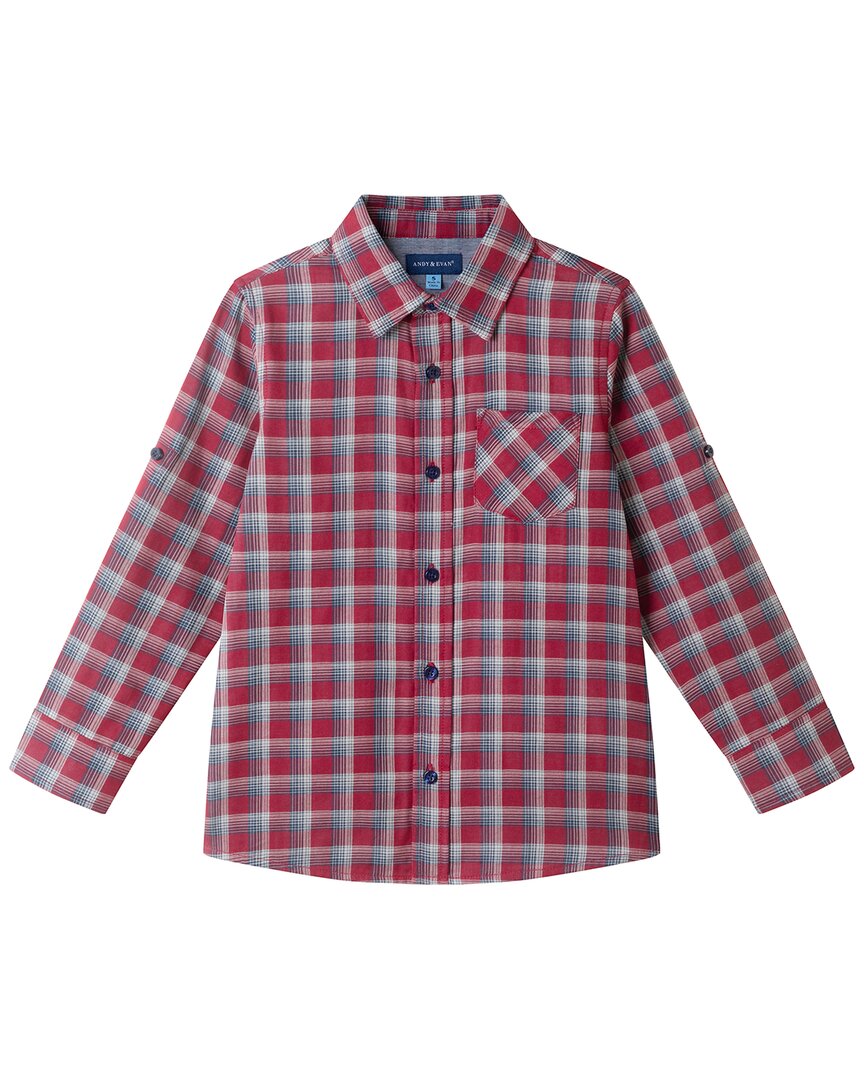 Andy & Evan Andy & Evan Plaid Two-Faced Button-Down Shirt