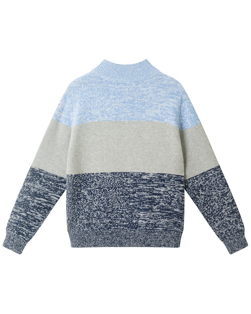 Andy & Evan Colorblocked 1/2-Zip Sweater