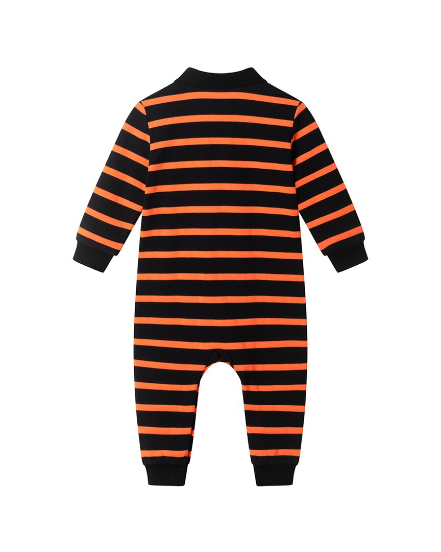 Andy & Evan Andy & Evan Rugby Stripe Halloween Romper