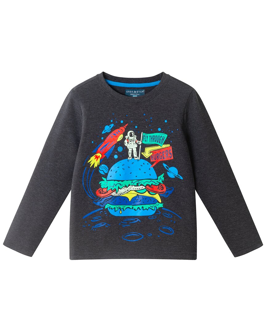 Andy & Evan Burger/Space Graphic T-Shirt
