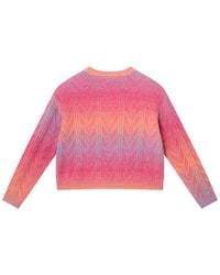 Andy & Evan Ombre Cable Knit Sweater