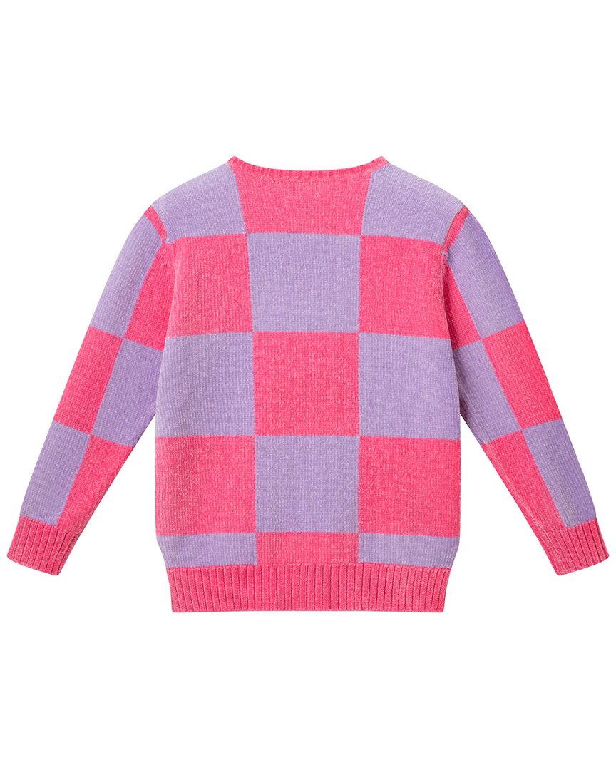 Andy & Evan Checker Split Side Sweater
