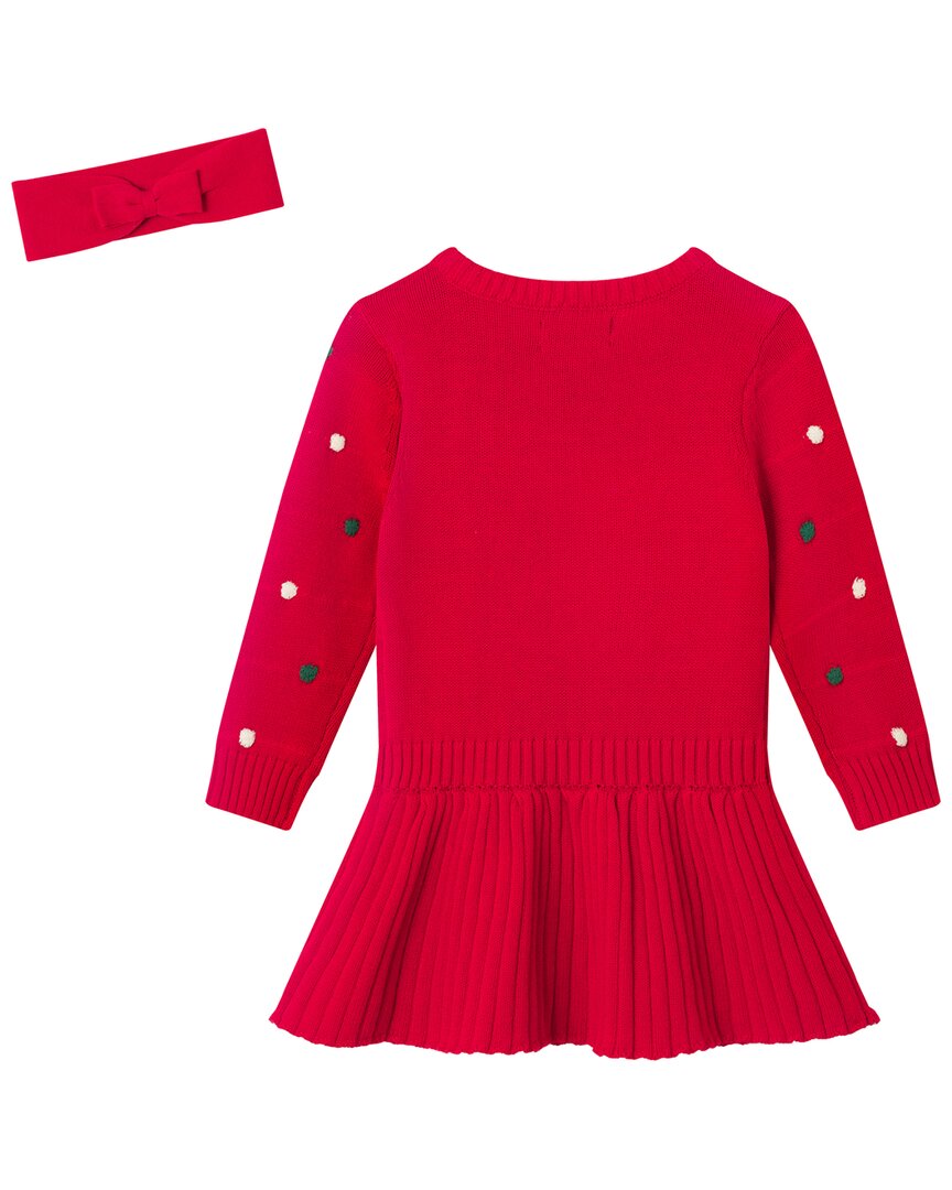 Andy & Evan Bubble Sweater/Rib Knit 2Fer Dress