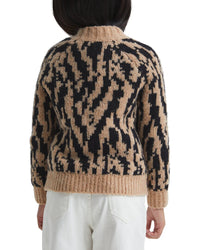 Reiss Ava Animal Print Jumper