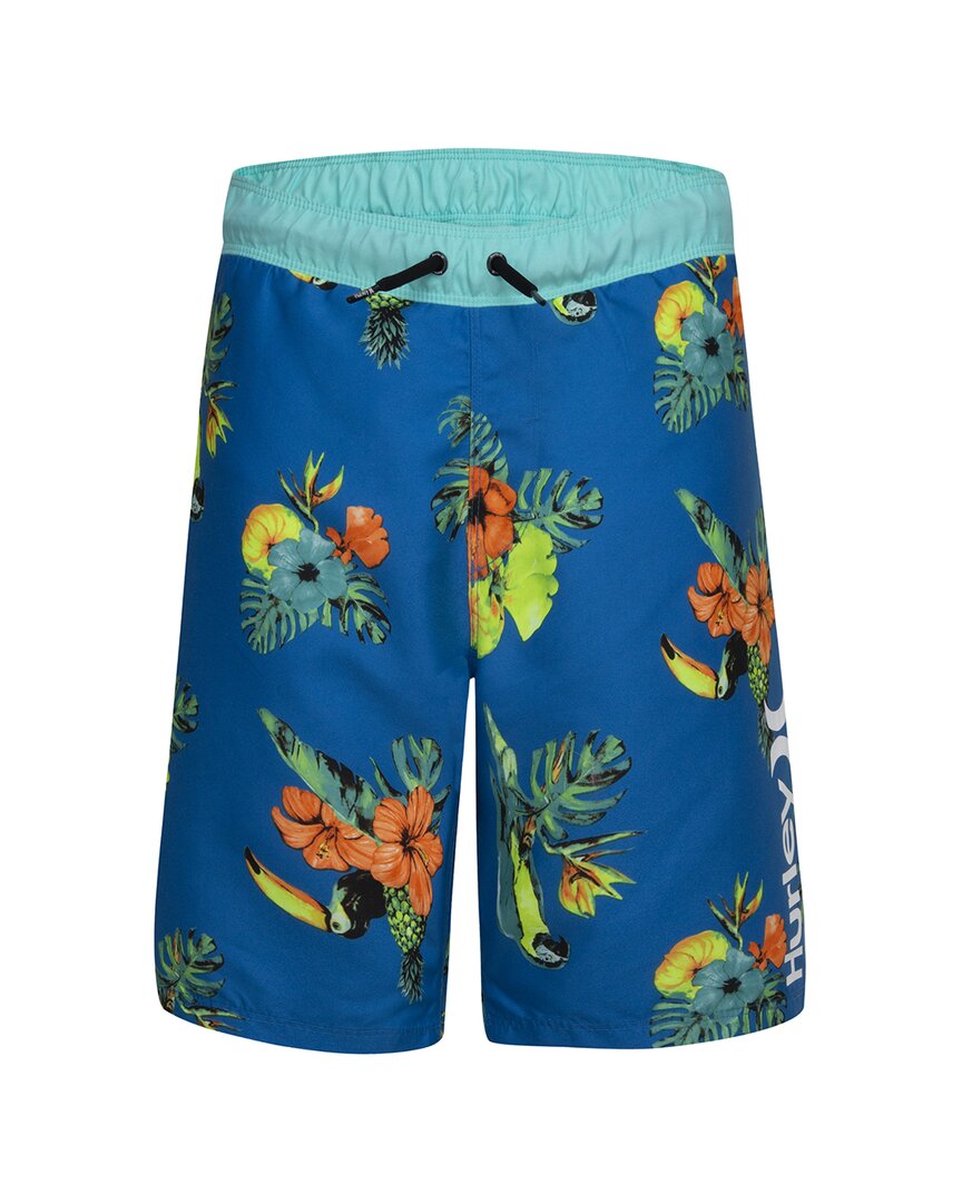 Hurley Floral Pull-On Swim Short Blue