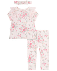Huggies 3Pc Top, Pant, & Headband Set
