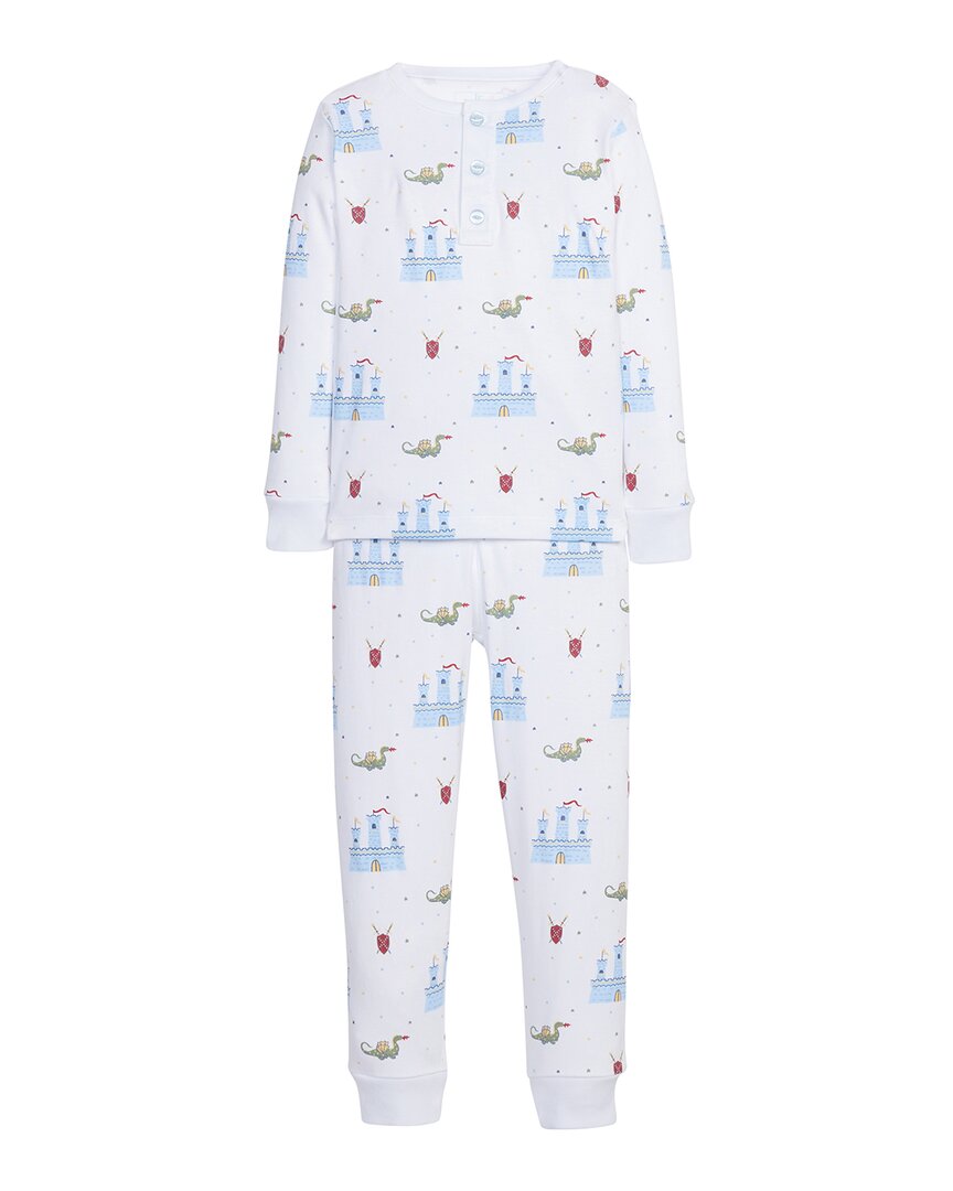 Little English Printed Pajama White