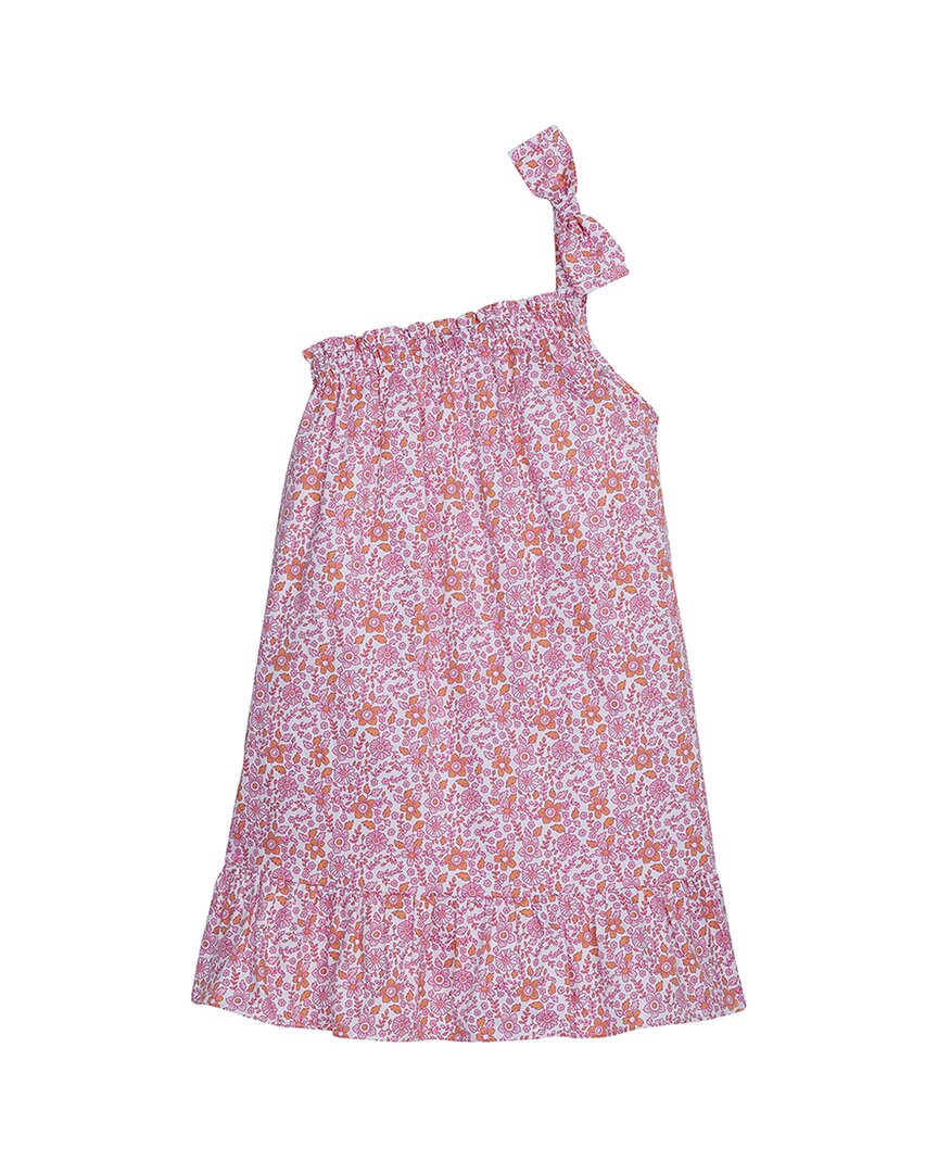 Little English One-Shoulder Bow Dress