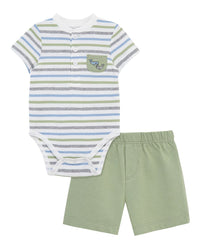 Little Me Whales Short Set