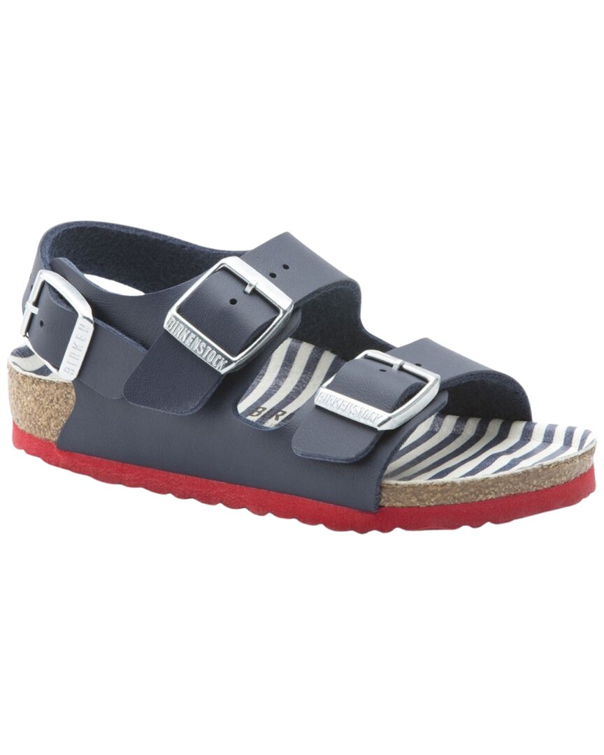 Birkenstock Milano Birko-Flor Sandal Toddler 13 Blue