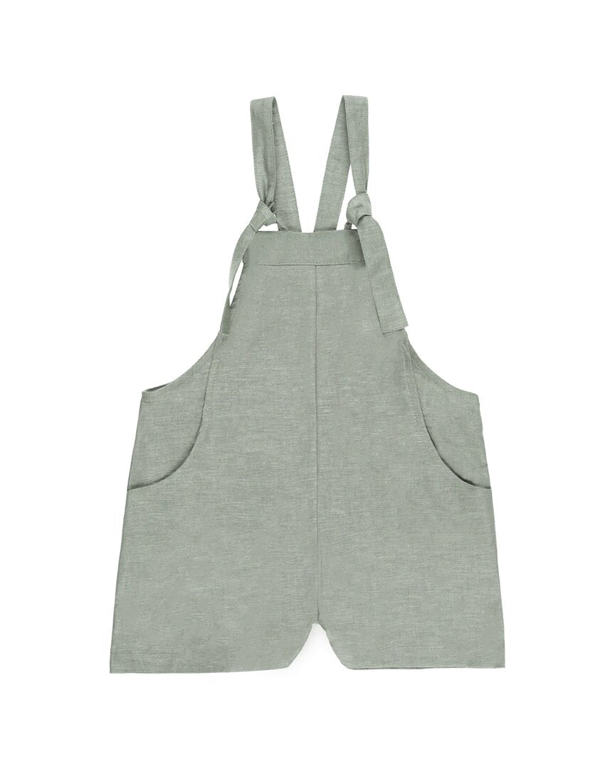 Rylee + Cru Collective Skipper Linen-Blend Overall