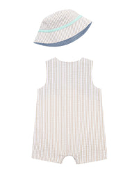 Little Me Safari Sunsuit & Hat