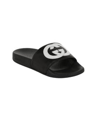 Gucci Interlocking G Leather Slide
