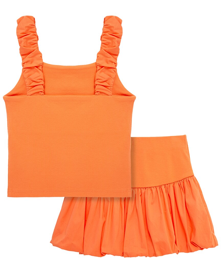 Habitual Bubble Peplum Skirt Set