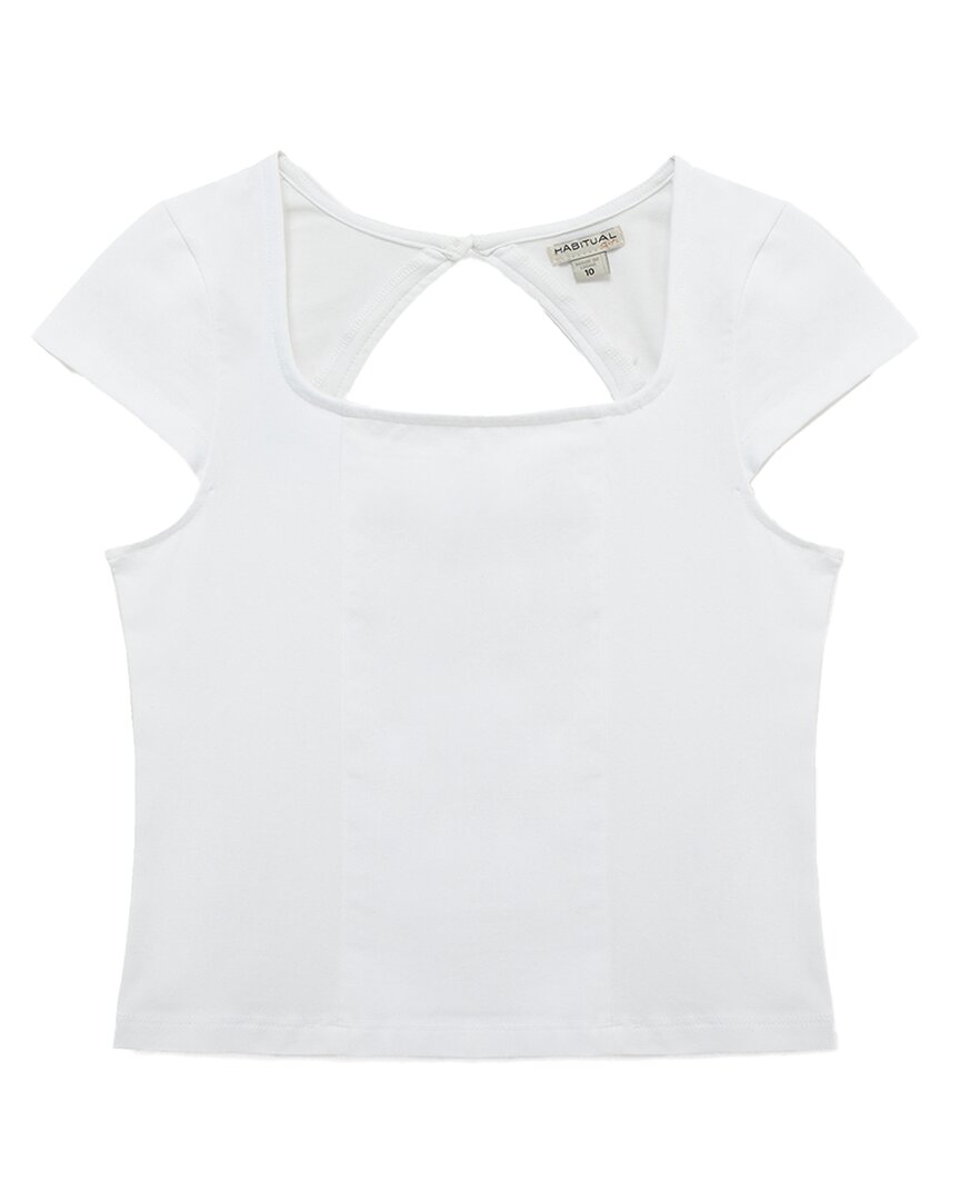 Habitual Square Neck Mod Cap T-Shirt