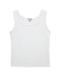 Habitual Scallop Edge Tank