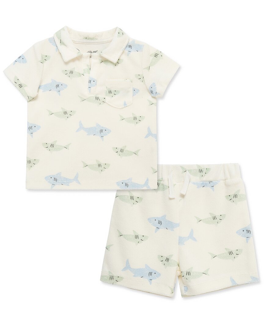 Little Me Shark Terry Set
