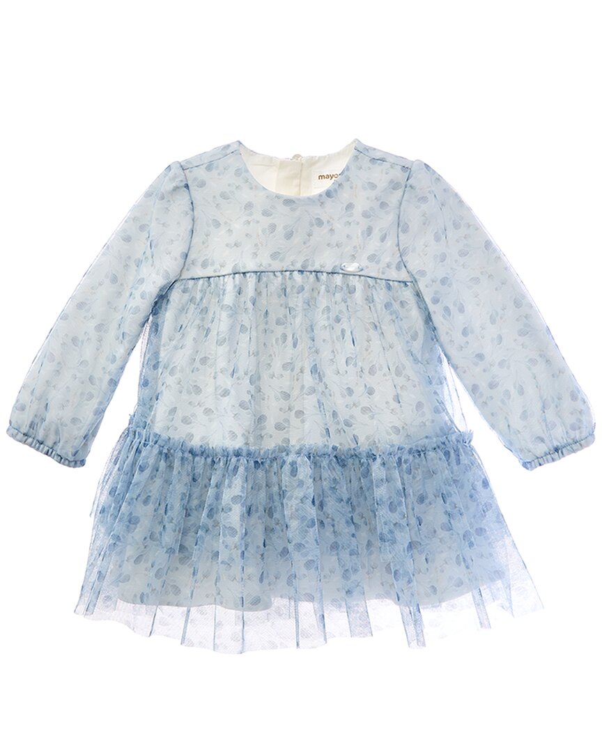 Mayoral Newborn Embroidered Dress
