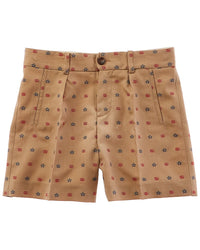 Gucci Gucci Gg Stars Wool-Blend Short