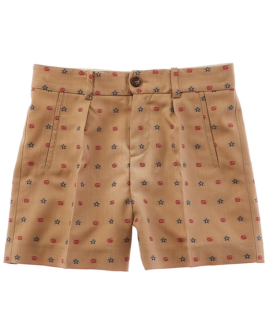 Gucci Gucci Gg Stars Wool-Blend Short