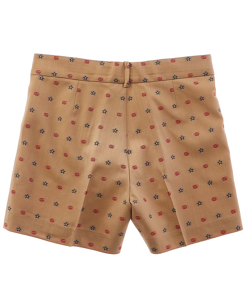 Gucci Gucci Gg Stars Wool-Blend Short