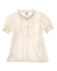 Pepa London Pepa London Frilly Neck Pleated Blouse