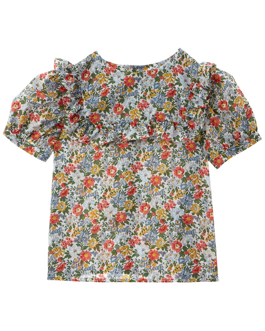Bonpoint Ruffle Top 10 (Big Girl M) Multi