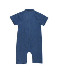 Turtledove London Denim Blue Shortie Overall
